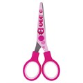 Ножницы 130 мм с цветной печатью "Поросята", розовые, закругленные, BRAUBERG KIDS, 232272 232272