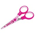 Ножницы 130 мм с цветной печатью "Поросята", розовые, закругленные, BRAUBERG KIDS, 232272 232272