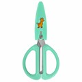 Ножницы 137 мм, резиновые рукоятки, пастельный мятный, чехол на лезвии, BRAUBERG KIDS, 238354 238354