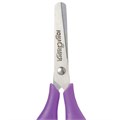 Ножницы ЮНЛАНДИЯ "ВОЗДУШНЫЙ ЗМЕЙ", 125 мм, для правши, резиновые вставки, фиолетово-желтые, европодвес, 236856 236856