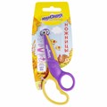 Ножницы ЮНЛАНДИЯ "ЁЖИК", 127 мм, безопасные пластиковые лезвия, эргономичные ручки, ассорти, 236982 236982