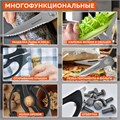 Ножницы кухонные DASWERK, 230 мм, разборные, с открывашками, зазубренные, 608906 608906