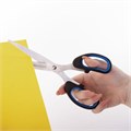 Ножницы BRAUBERG "Classic+", 185 мм, черно-синие, классической формы, резиновые вставки, 236448 236448