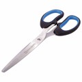 Ножницы BRAUBERG "Classic+", 185 мм, черно-синие, классической формы, резиновые вставки, 236448 236448