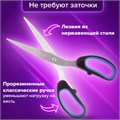 Ножницы BRAUBERG "Classic+", 205 мм, черно-синие, классической формы, резиновые вставки, 236449 236449