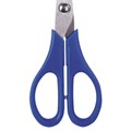 Ножницы BRAUBERG для левши "Left hand", 170 мм, синие, 2-х сторонняя заточка, 236785 236785