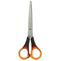 Ножницы STAFF Basic 200 мм, ручки под янтарь, ПВХ чехол с европодвесом, 236938 236938