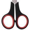 Ножницы STAFF EVERYDAY, 150 мм, бюджет, резиновые вставки, черно-красные, ПВХ чехол, 237497. 237497