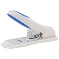 Степлер МОЩНЫЙ №24/6-23/15 BRAUBERG "Heavy duty PRO", до 100 листов, эргономичный, серо-синий, 227661 227661