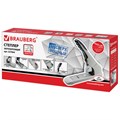 Степлер ЭНЕРГОСБЕРЕГАЮЩИЙ МОЩНЫЙ №24/6-23/17 BRAUBERG "Easy Press", до 120 листов, БЕЗ УСИЛИЙ, 227664 227664