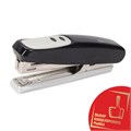 Степлер №10 BRAUBERG "Germanium", до 12 листов, с антистеплером, черный, ГАРАНТИЯ 5 ЛЕТ, 226572 226572