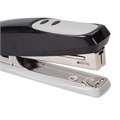 Степлер №10 BRAUBERG "Germanium", до 12 листов, с антистеплером, черный, ГАРАНТИЯ 5 ЛЕТ, 226572 226572