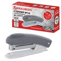 Степлер №10 BRAUBERG "Original", до 12 листов, с антистеплером, серый, 222531 222531