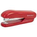 Степлер №10 BRAUBERG "SX-19", до 12 листов, с антистеплером, красный, 228589 228589