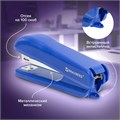 Степлер №10 BRAUBERG "SX-19", до 12 листов, с антистеплером, синий, 228588 228588