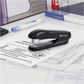 Степлер №10 BRAUBERG "SX-19", до 12 листов, с антистеплером, черный, 228587 228587