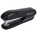 Степлер №10 BRAUBERG "SX-19", до 12 листов, с антистеплером, черный, 228587 228587