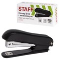 Степлер №10 STAFF "Profit", до 12 листов, с антистеплером, черный, 228737 228737
