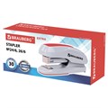 Степлер №24/6, 26/6 BRAUBERG "Extra", до 30 листов, серо-красный, 229088 229088