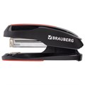 Степлер №24/6, 26/6 BRAUBERG "Extra", до 30 листов, черно-красный, 229085 229085