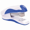 Степлер №24/6, 26/6 BRAUBERG "JET PRO", до 25 листов, эргономичный, бело-синий, 228584 228584