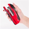 Степлер №24/6, 26/6 BRAUBERG "JET", до 25 листов, эргономичный, красно-черный, 229688 229688