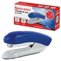 Степлер №24/6, 26/6 BRAUBERG "Original", до 25 листов, синий, 222534 222534