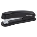 Степлер №24/6, 26/6 BRAUBERG "Standard+", до 30 листов, полнозагрузочный,черный, 228606 228606