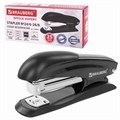 Степлер №24/6, 26/6 металлический BRAUBERG "Office-Expert", до 25 листов, черный, 228593 228593