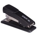 Степлер №24/6, 26/6 металлический STAFF "Manager", до 20 листов, черный, 224627 224627