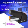 Степлер ЭНЕРГОСБЕРЕГАЮЩИЙ №24/6, 26/6 BRAUBERG "Easy Press", до 25 листов, БЕЗ УСИЛИЙ, 224348 224348