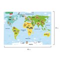 Настольное покрытие BRAUBERG KIDS, А3+, пластик, 46x33 см, "Кот-энтузиаст изучает Мир", 273619 273619