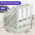 Лоток вертикальный для бумаг BRAUBERG "Office-Expert", 215 мм, 3 отделения, сборный, серый, 238018 238018