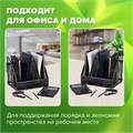 Лоток вертикальный для бумаг STAFF Basic, 245х320х285 мм, 6 отделений, сетчатый сборный, 237946 237946