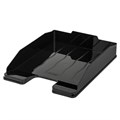Лоток горизонтальный для бумаг "Эксперт-эконом", А4 (340х255х60 мм), полипропилен, черный, ЛТГ-30566 235672