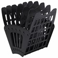 Лоток для бумаг веерный BRAUBERG-SMART, 7-ми секционный, сетчатый, черный, 231143 231143