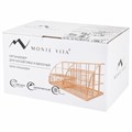 Органайзер для косметики и мелочей металлический 5 секций, MONTE VITA, 140х220х127 мм, золото, 272477 272477