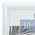 Рамка 10х15 см небьющаяся, багет 17,5 мм, пластик, BRAUBERG "Colorful", белая, 391239 391239