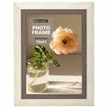 Рамка 15х21 см небьющаяся, багет 30 мм, пластик, BRAUBERG "Lambert", слоновая кость/капучино, 391250 391250