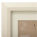 Рамка 15х21 см с паспарту 10х15 см небьющаяся, аналог IKEA, багет 26 мм, МДФ, BRAUBERG "Zool", цвет слоновая кость, 391374 391374