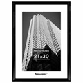 Рамка 21х30 см небьющаяся, багет 14 мм, пластик, BRAUBERG "Original", черная, 391229 391229