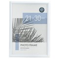 Рамка 21х30 см небьющаяся, багет 17,5 мм, пластик, BRAUBERG "Colorful", белая, 391241 391241