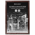 Рамка 21х30 см небьющаяся, КОМПЛЕКТ 3 шт., багет 14 мм дерево, BRAUBERG "Elegant", цвет венге, 391356 391356