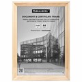 Рамка 21х30 см небьющаяся, КОМПЛЕКТ 3 шт., багет 20 мм дерево, BRAUBERG "Business", цвет натуральное дерево, 391354 391354