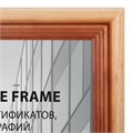 Рамка 21х30 см небьющаяся, КОМПЛЕКТ 3 шт., багет 20 мм дерево, BRAUBERG "Business", цвет светлое дерево, 391353 391353