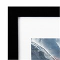 Рамка 21х30 см небьющаяся, КОМПЛЕКТ 4 шт., багет 16 мм МДФ, BRAUBERG "Basic", черная, 391259 391259