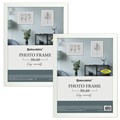 Рамка 30х40 см небьющаяся, КОМПЛЕКТ 2 штуки, багет 21 мм, МДФ, BRAUBERG "Idea", белая, 391394 391394