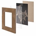 Рамка из мангового дерева BRAUBERG LOFT MANUSCRIPT, фото 10х15 см, стекло, 17х22 см, 391284 391284