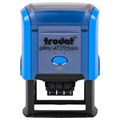 Датер самонаборный, 4 строки+дата, оттиск 50х30 мм, синий, TRODAT 4729 BANK, кассы в комплекте, 62257 235553