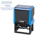 Датер самонаборный, 6 строк+дата, оттиск 60х40 мм, синий, TRODAT 4727, кассы в комплекте, 188617 235551